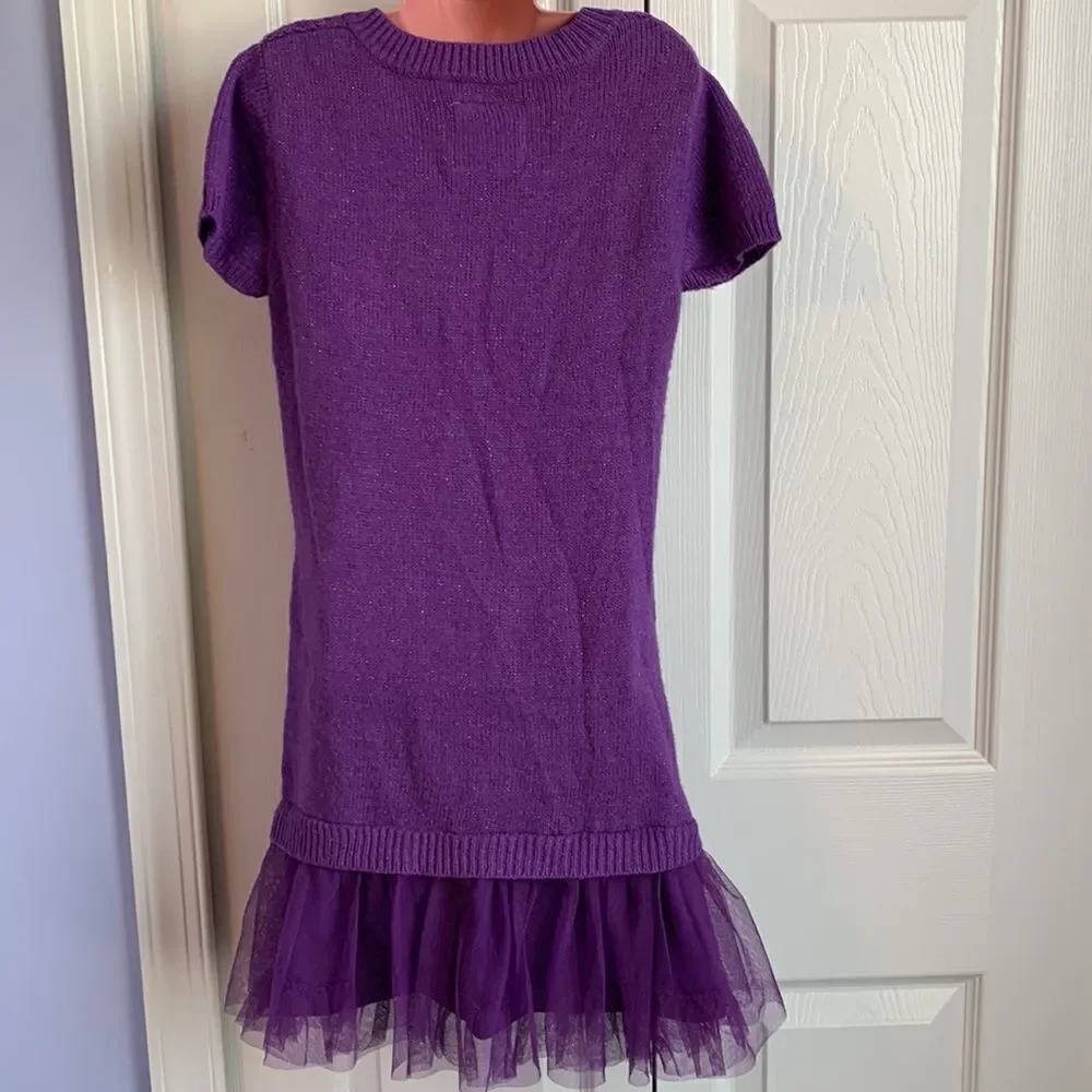 Justice Fashion Girls Short Sleeve Casual Special Occasion Sweater Dress 10